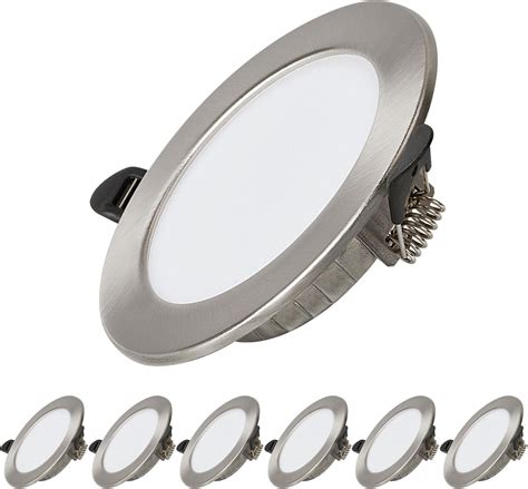 B K Licht Lot De Spots Led Encastrables Ultra Plats Orientables