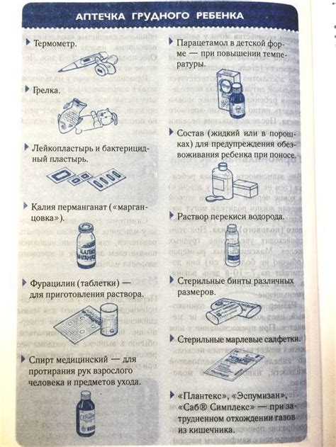 Аптечка для новорожденного: список необходимого, состав и что должно ...