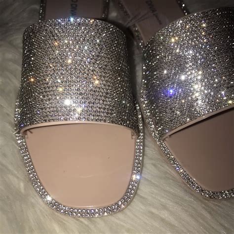 Shoes Nude Rhinestone Jelly Slide Sandal Poshmark