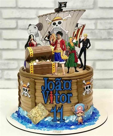 Bolo One Piece Modelos Perfeitos Para Uma Festa Animada