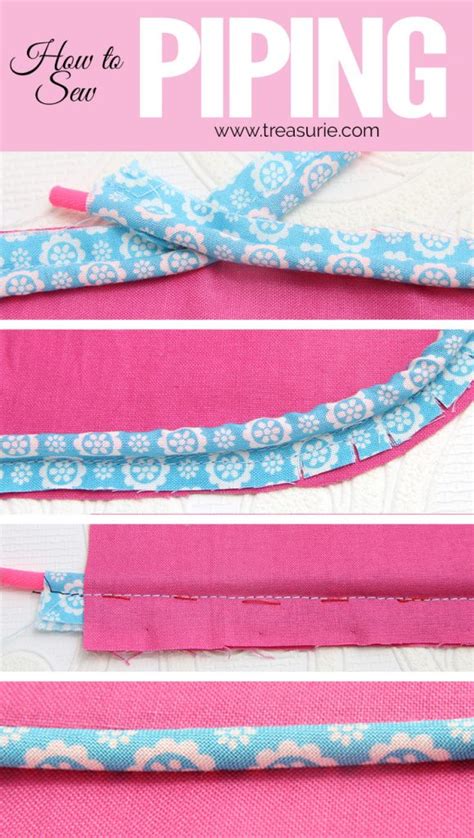 Sewing Piping How To Sew Piping In Easy Steps Treasurie