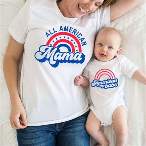 4th July Family Shirts - All American - Tiny Tots Kids