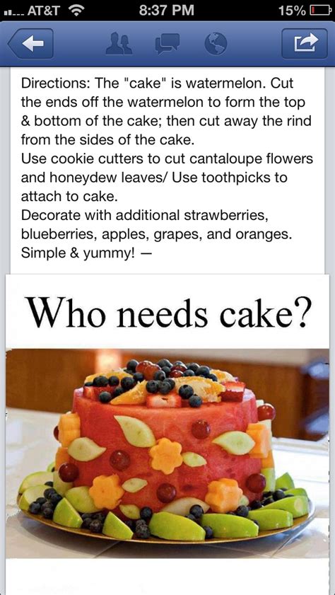 This Brings A Whole New Meaning To Fruit Cake Fruit Cake Watermelon