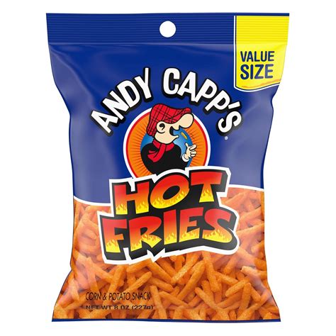 Amazon Andy Capp S Big Bag Hot Fries 8 Oz 8 Pack