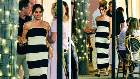 Meghan Markles Striped Dress Inspires Fast Sales On Similar Outfits