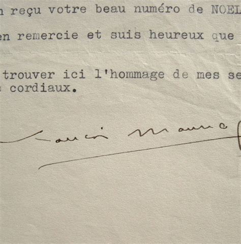 François Mauriac satisfait dune publication Traces Écrites