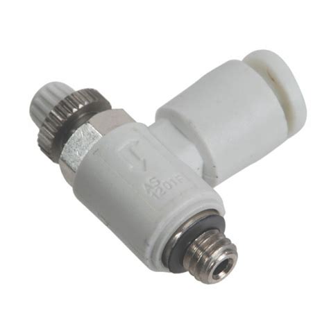 Smc As F M Penumatics Fitting Air Flow Control Valve With One