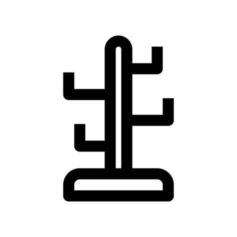 Coat Stand Icon For Your Website Mobile Presentation And Logo Design