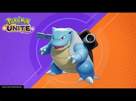 Super Tanky Blastoise Pokemon Unite Gameplay Youtube