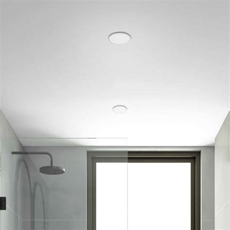 LED Downlight Plat Hvit Sett Med 3 3 000 K Lampegiganten No