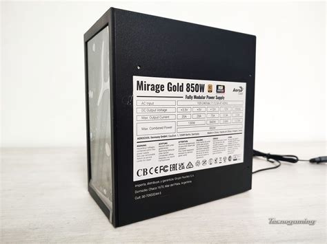 AeroCool Mirage Gold 850W - Review