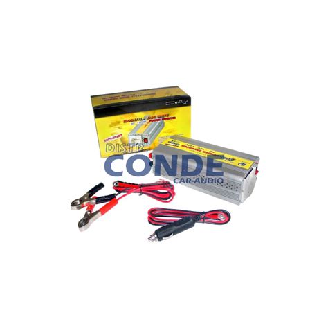 INVERSOR DE VOLTAJE 24 a 220V 350 W. I300W/24V - CONDE Car-Audio