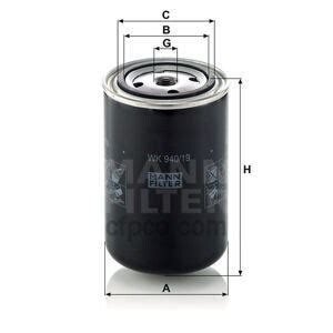 MANN FILTER WK 940 19 Spin On Fuel Filter