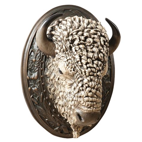 Buffalo Wall Art: White Buffalo Head Mount | Lone Star Western Decor