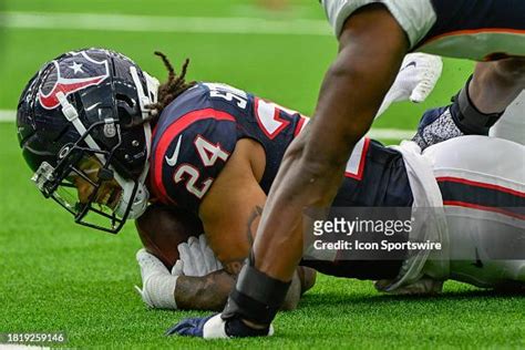 Houston Texans Cornerback Derek Stingley Jr Reacts After His Second