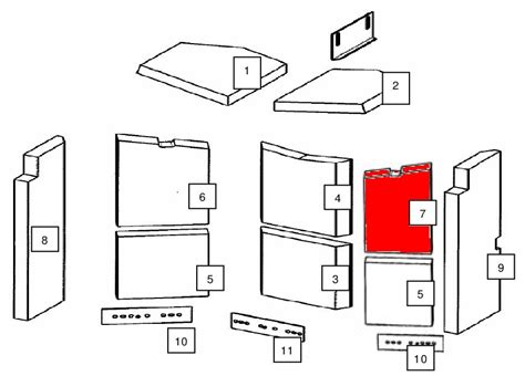 Wamsler Delta Seitenstein rechts hinten oben günstig schnell