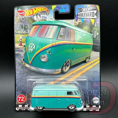HOT WHEELS PREMIUM Volkswagen VW T Panel Bus Green Boulevard PicClick UK