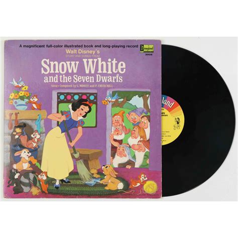 Vintage Walt Disney S Snow White And The Seven Dwarfs 1969 Original Lp Vinyl Record Album