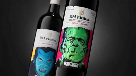 Crimes Creates Glowing Wine Bottles Featuring Frankenstein S Monster