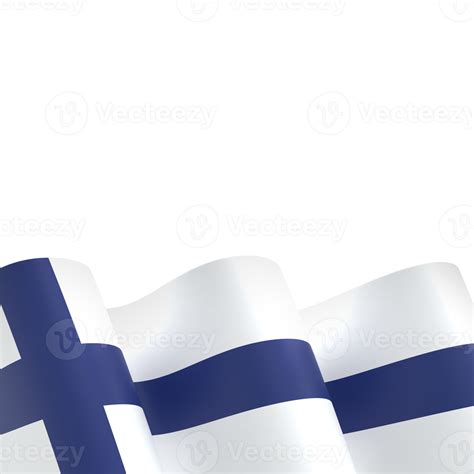 Finland Flag Design National Independence Day Banner Element