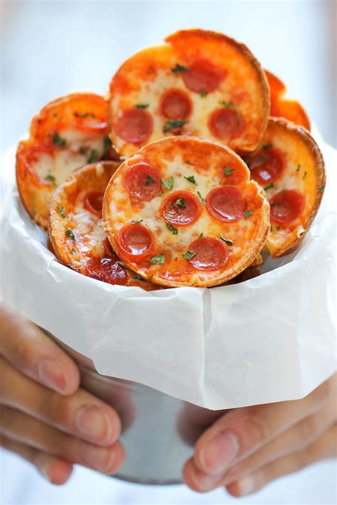 Mini Deep Dish Pizzas Damn Delicious