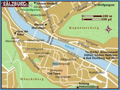 Austria Map Tourist Attractions - TravelsFinders.Com