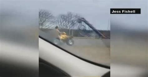 Naked Man Driving Stolen ATV Arrested After Leading Missouri Police On Chase CBS News