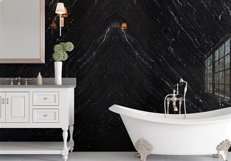 Black Ocean Polished Granite Slab Random Marble Systems Marble