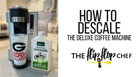 How To Descale Pampered Chef S Deluxe Coffee Machine YouTube