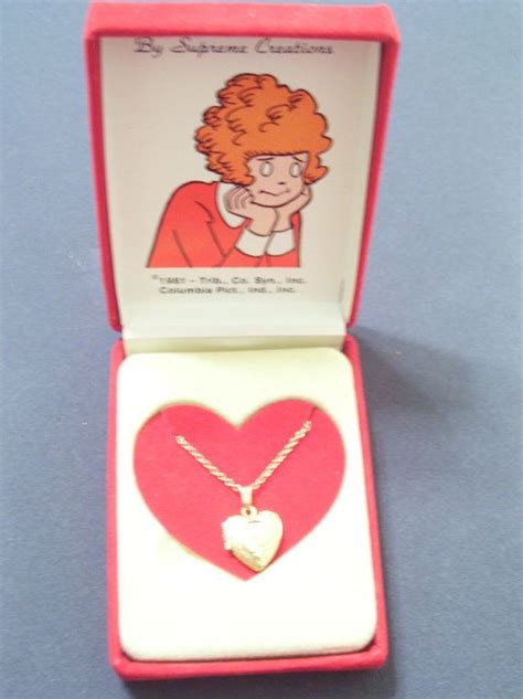 Orphan Annie Locket Rare Vintage Goldtone Little Orphan Annie Etsy