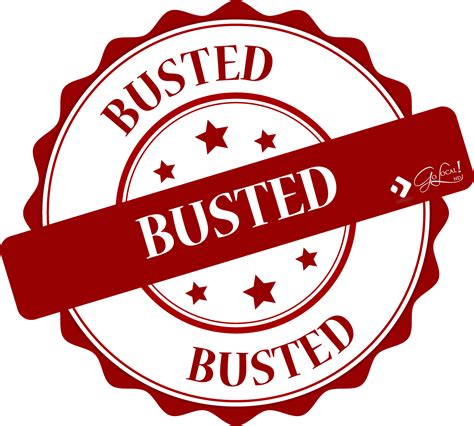 Busted Logo - LogoDix