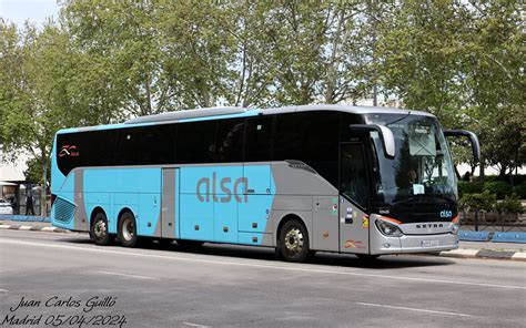 Alsa Setra S Hd De Alsa Cubriendo La Ruta Madrid Flickr