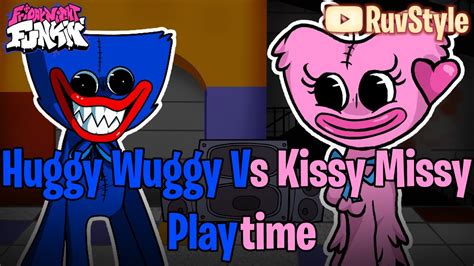 Fnf Playtime But Its Kissy Missy Vs Huggy Wuggy Youtube