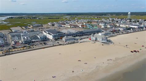 Hampton Beach Aerial View New Hampshire Nh Usa Stock Footage Video Of England Hampton