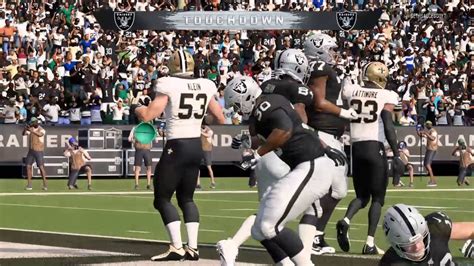 Saints Vs Raiders Madden Online Youtube