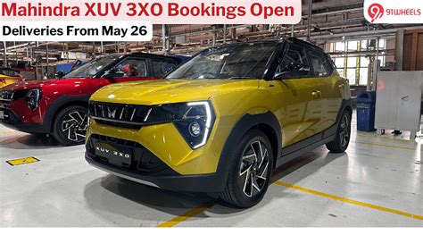 Mahindra 3XO Bookings Now Open Deliveries From May 26