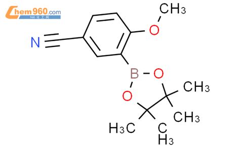 706820 96 45 氰基 2 甲氧基苯硼酸频那醇酯化学式、结构式、分子式、mol 960化工网