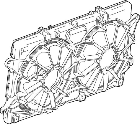 Chevrolet Silverado Ld Engine Cooling Fan Shroud Gm