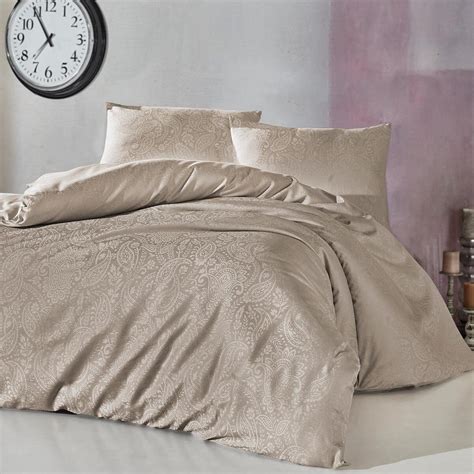 Traumschlaf Premium Jacquard Satin Bettw Sche Lucio Beige G Nstig