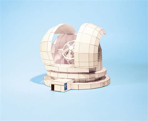 Paper Model Of Esos Extremely Large Telescope Elt Eso