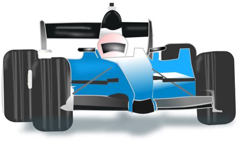 Blue Race Car Clip Art at Clker.com - vector clip art online, royalty free & public domain