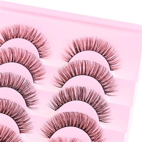 Pairs Russian Style Strip Lashes Dd Curl Mink False Eyelashes Full