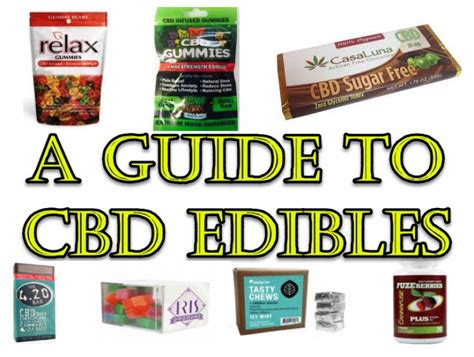 A Guide To Cbd Edibles