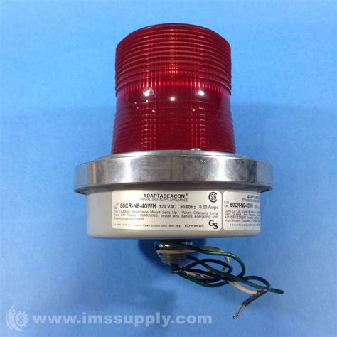 Edwards Cr N Wh Adaptabeacon Red Beacon Ims Supply