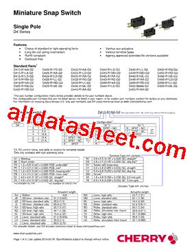 D429-R1ML-G2 Datasheet(PDF) - Cherry Semiconductor Corporation