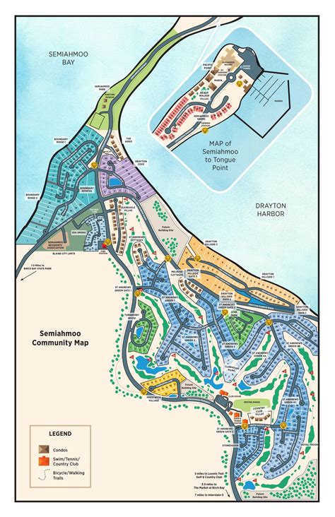 Map Semiahmoo Resort Assocation