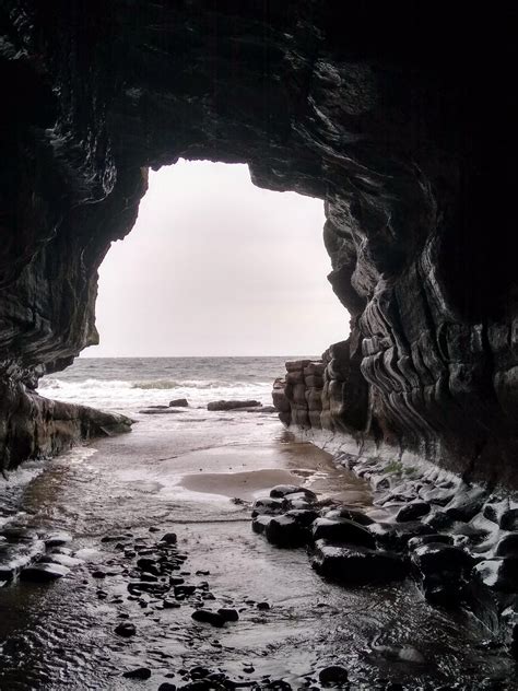 Entrance To The Secret Waterfall In Donegal Rireland