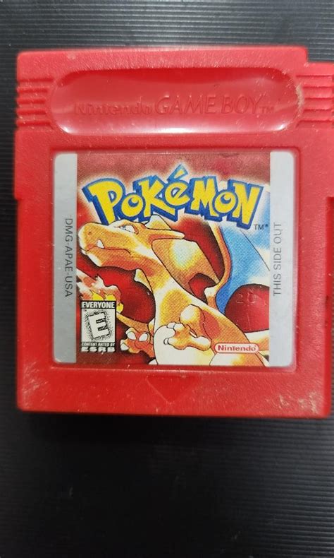 POKEMON RED ORIGINAL WORKING 2 5K ONLY MANILA Video Gaming Video Game