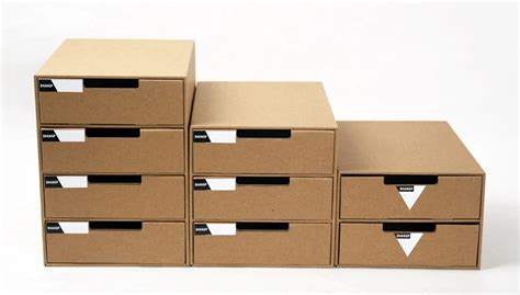 Креативная коробка для хранения крафт-бумаги, файлов, книг ...