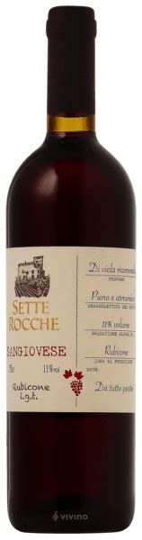 Sette Rocche Sangiovese Vivino Us